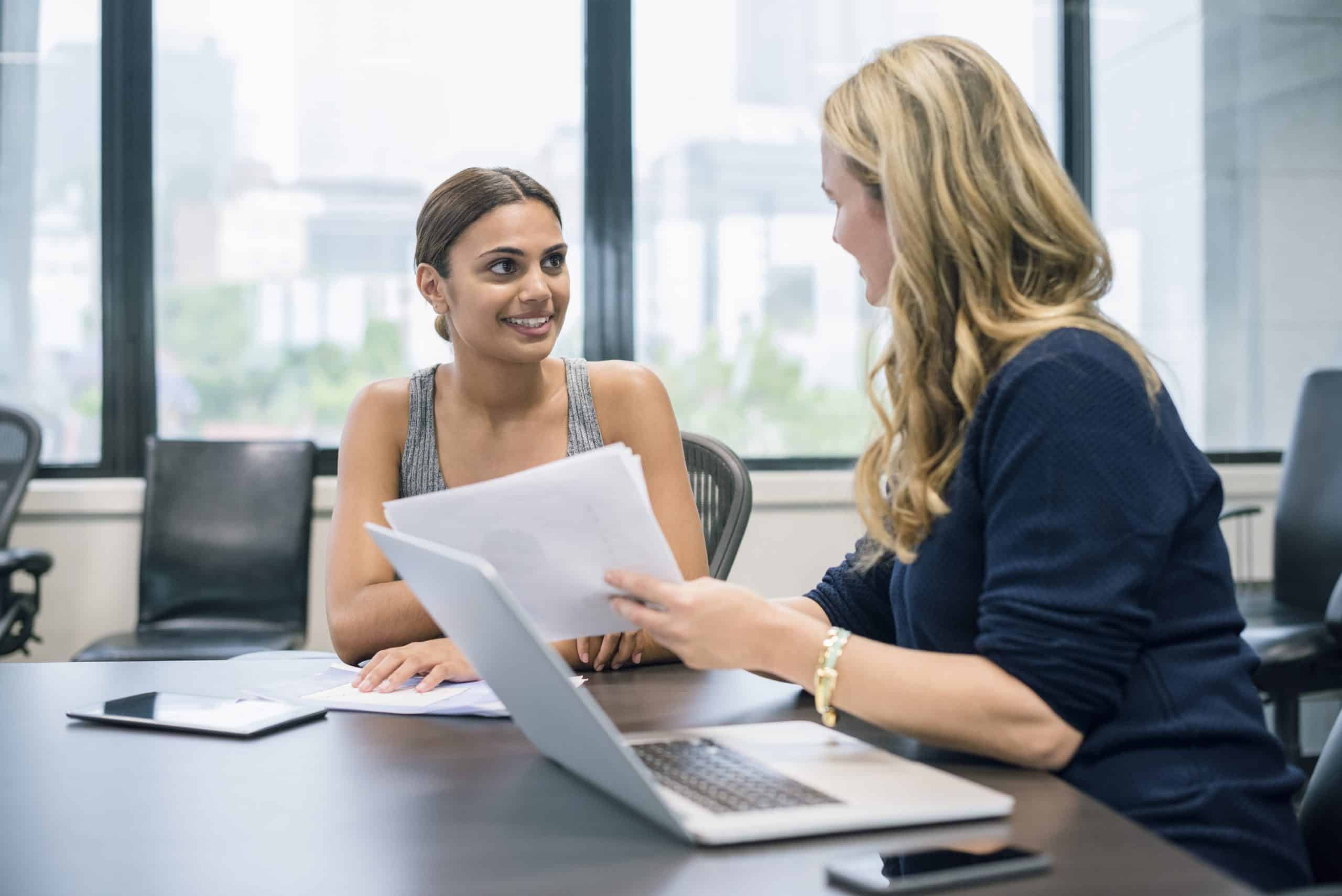 Female workers - indigenous Australian woman mentee