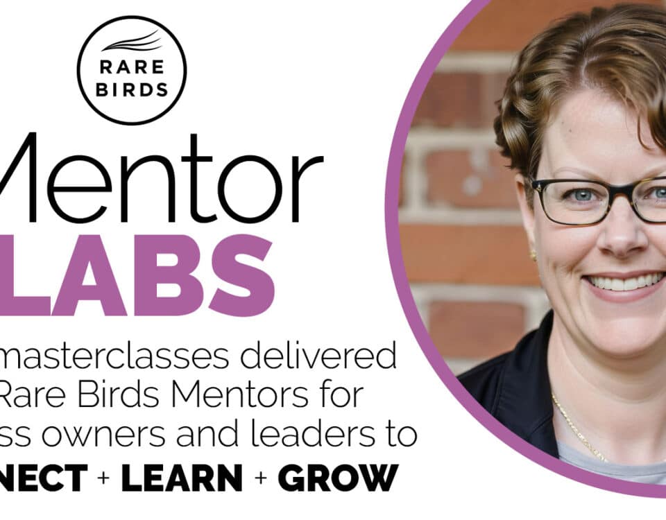 Rare Birds Mentor Lab with Bronwen Sciortino: Wellbeing for High Performers